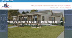 Desktop Screenshot of americanhomesla.com